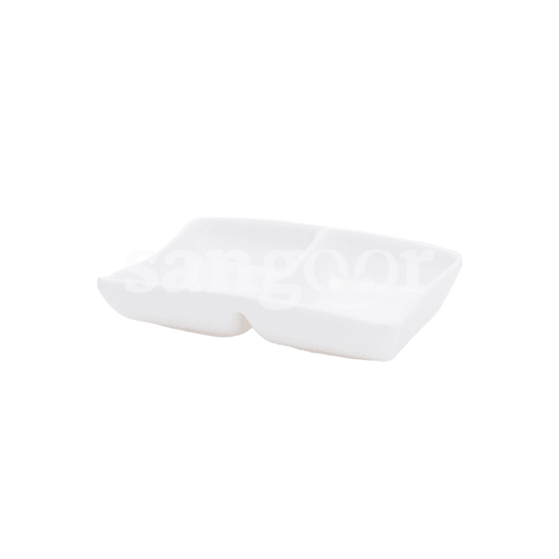 MELAMINE RAMEQUIN DOUBLE BLANC REF J367190