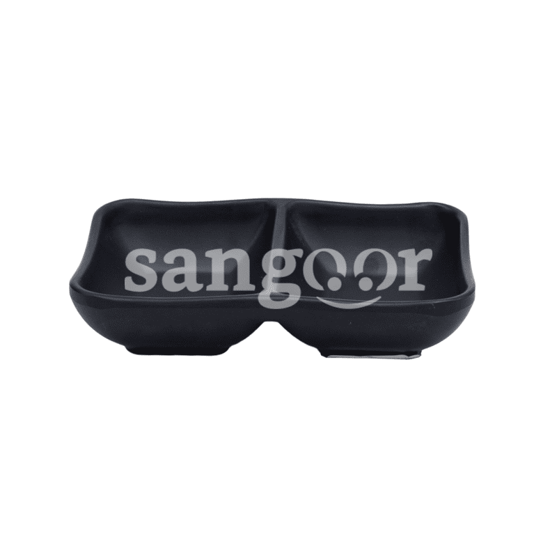 MELAMINE RAMEQUIN DOUBLE NOIR REF JWT59