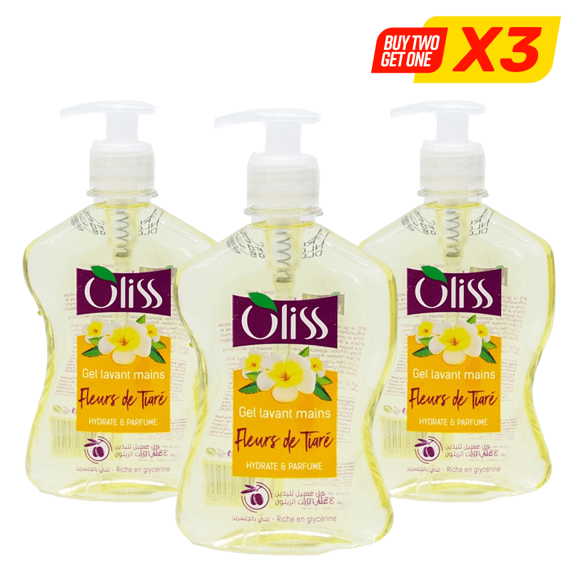 OLISS SAVON LIQUIDE LOT2 400ML JASMIN 2+1GRAT