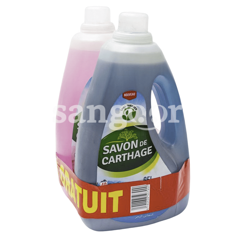 SAVON DE CARTHAGE 3L LOT2 FRAICHEUR FLORALES+3L SENTEURS FLORALES GRAT