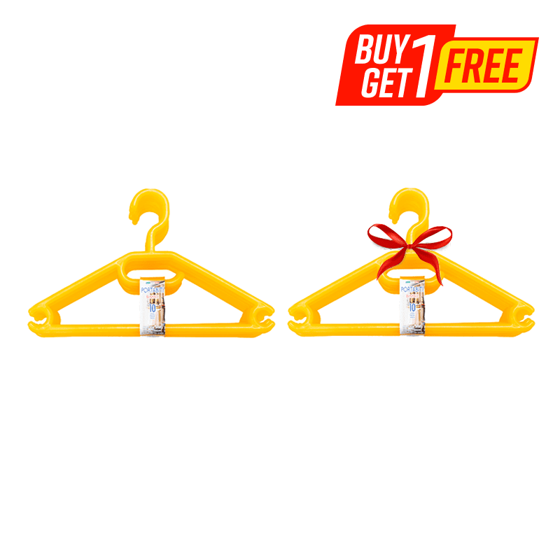 TB CINTRES BASIC34 JAUNE 10P+1GRAT