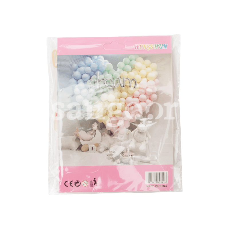 BALLONS TRANSPARENT 6PCS BABY