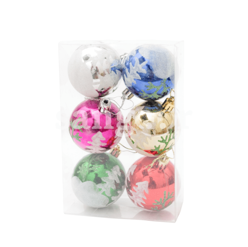 BOULE DECORATIF 6PCS MF18 21B18