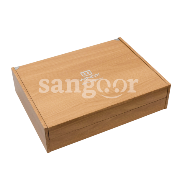 COFFRET COUVERTS DE TABLE 75PCS WINOX BOIS JAWHAR--SANGOUR.TN-TUNISIE.