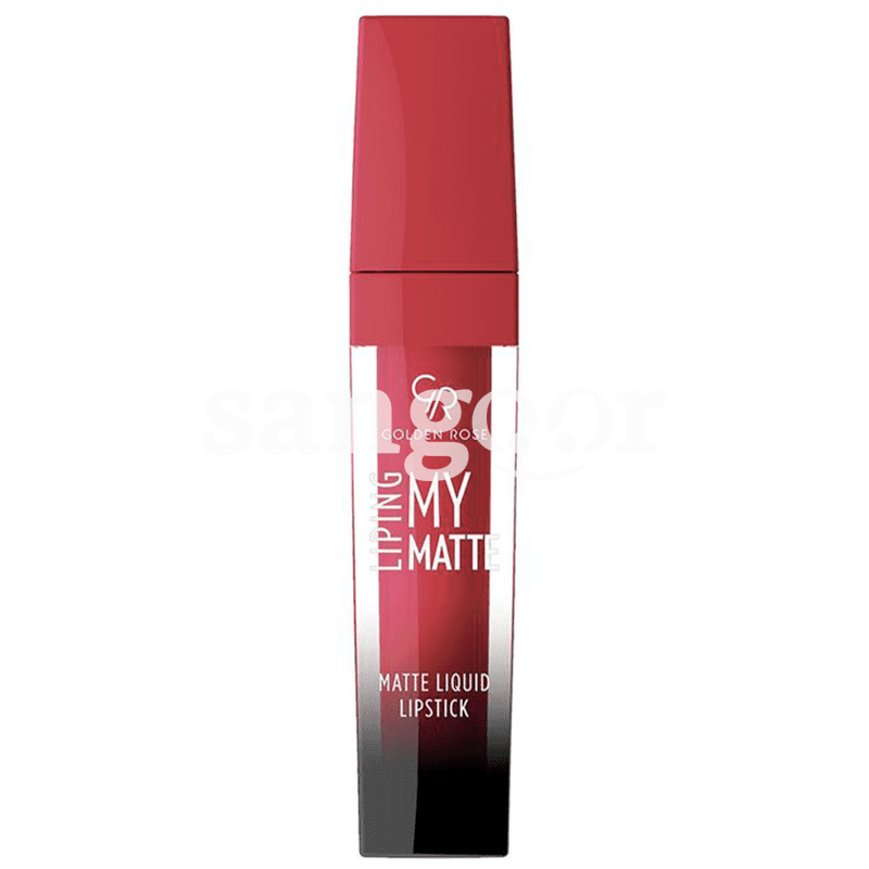 GOLDEN ROSE MY MATTE LIP INK GLOSS MATTE N08 CHERRY RED