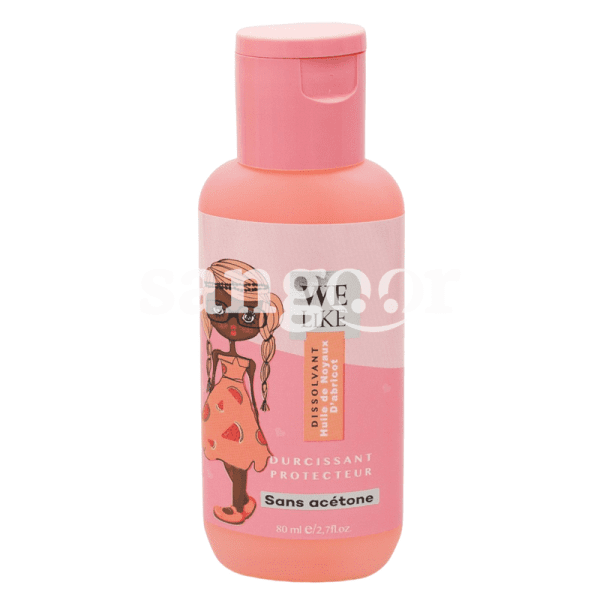 WE LIKE DISSOLVANT 80ML HLDE NOYAUX D ABRICOT-SANGOUR.TN-TUNISIE.