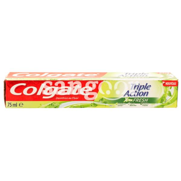 COLGATE DENTIFRICE 75ML TRIPLE ACTION XTRA FRESH-SANGOUR.TN-TUNISIE.