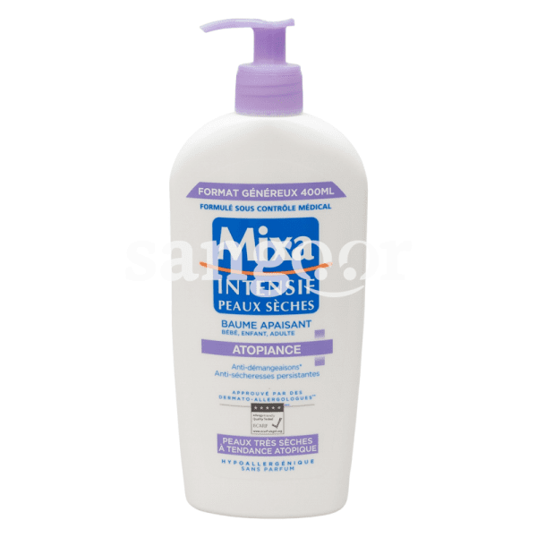MIXA LAIT DE CORPS 400ML BAUME BB ENF AD ATOPIANCE-SANGOUR.TN-TUNISIE.