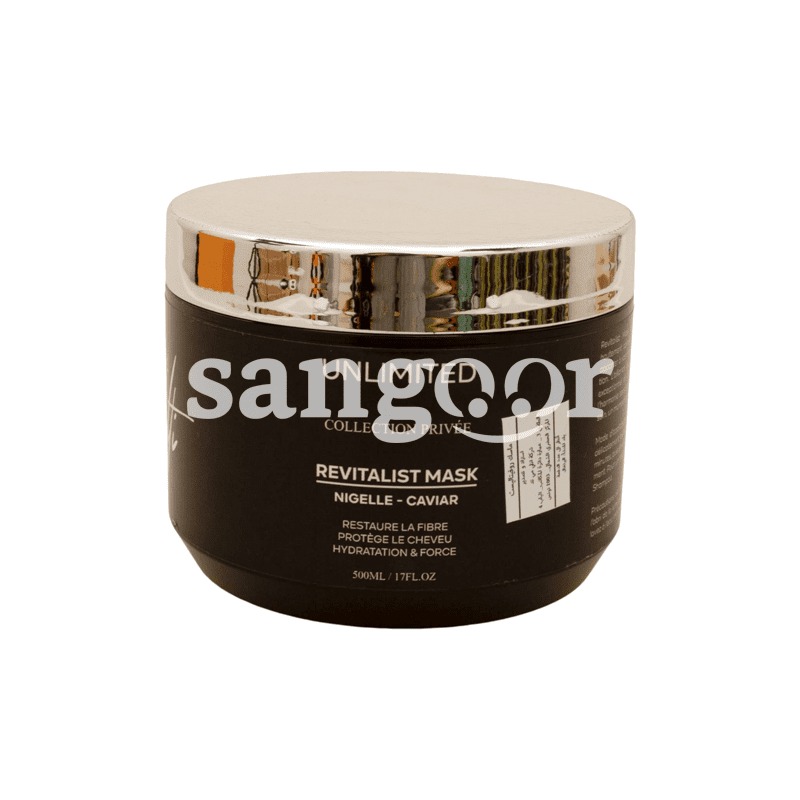 UNLIMITED MASQUE 500ML REVITALIST NIGELLE CAVIAR-SANGOUR.TN-TUNISIE. UNLIMITED MASQUE 500ML REVITALIST NIGELLE CAVIAR-SANGOUR.TN-TUNISIE.