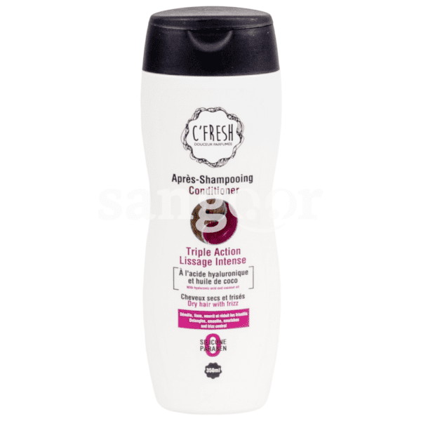 C FRESH APRES SHAMPOING 350ML TRIPLE ACTION LISSAGE INTENSE-SANGOUR.TN-TUNISIE.