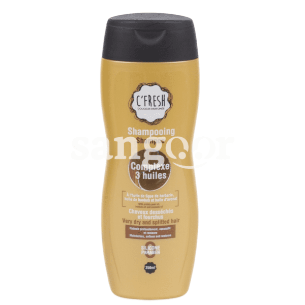 C FRESH SHAMPOING 350ML COMPLEXE 3 HUILES-SANGOUR.TN-TUNISIE.