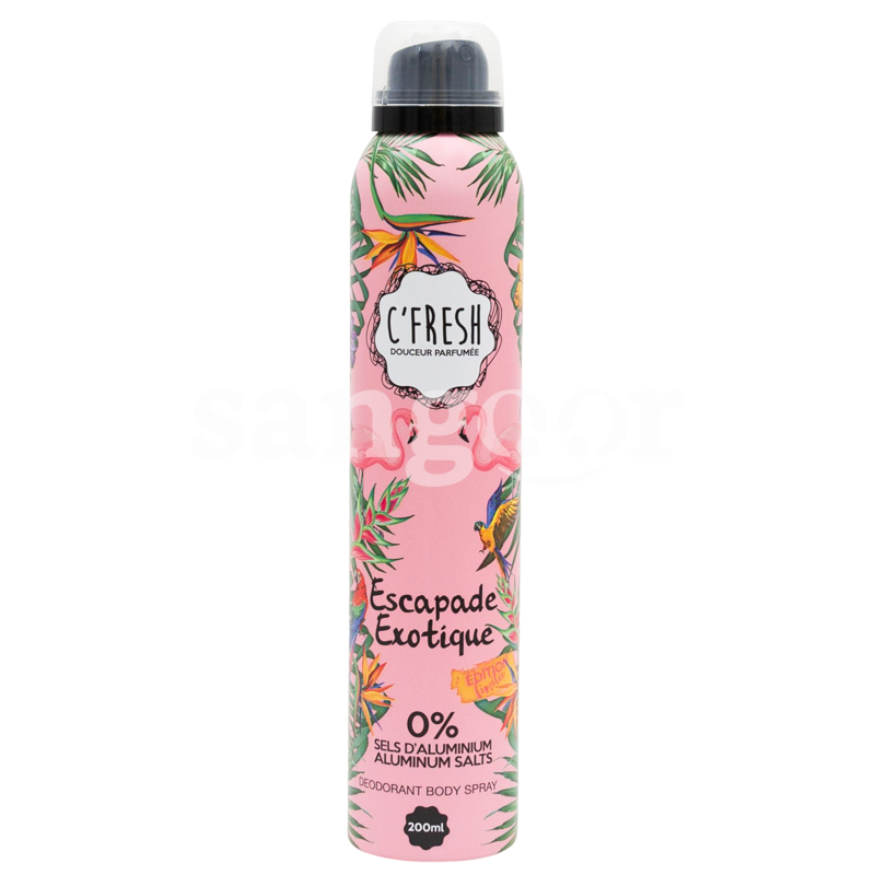C FRESH DEODORANT 200ML ESCAPADE EXOTIQUE-SANGOUR.TN-TUNISIE. C FRESH DEODORANT 200ML ESCAPADE EXOTIQUE-SANGOUR.TN-TUNISIE.