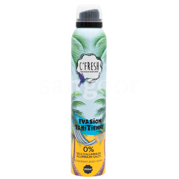 C FRESH DEODORANT 200ML EVASION TAHITIENNE-SANGOUR.TN-TUNISIE.