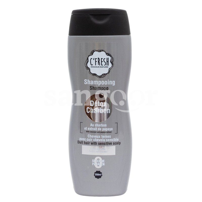C FRESH SHAMPOING 350ML DETOX CHARBON-SANGOUR.TN-TUNISIE. C FRESH SHAMPOING 350ML DETOX CHARBON-SANGOUR.TN-TUNISIE.