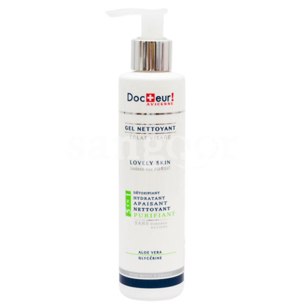 DOCTEUR GEL NETTOYANT 200ML PEAU MIXTE A GRASSE-SANGOUR.TN-TUNISIE.