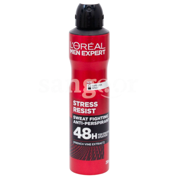 L OREAL DEODORANT 250ML STRESS RESIST-SANGOUR.TN-TUNISIE.