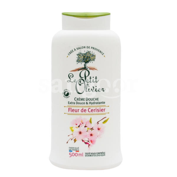LE PETIT OLIVIER GEL DOUCHE 500ML FLEUR DE CERISIER-SANGOUR.TN-TUNISIE.