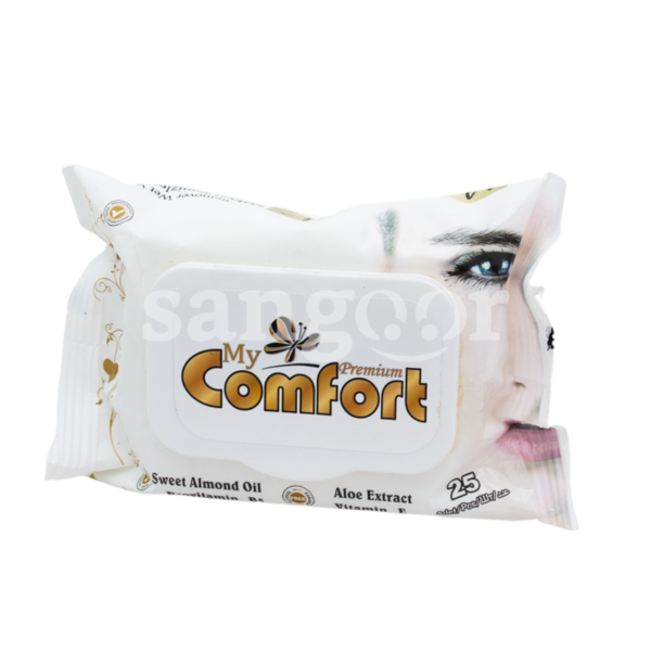 MY COMFORT LINGETTES DEMAQUILLANTE 25PCS-SANGOUR.TN-TUNISIE.