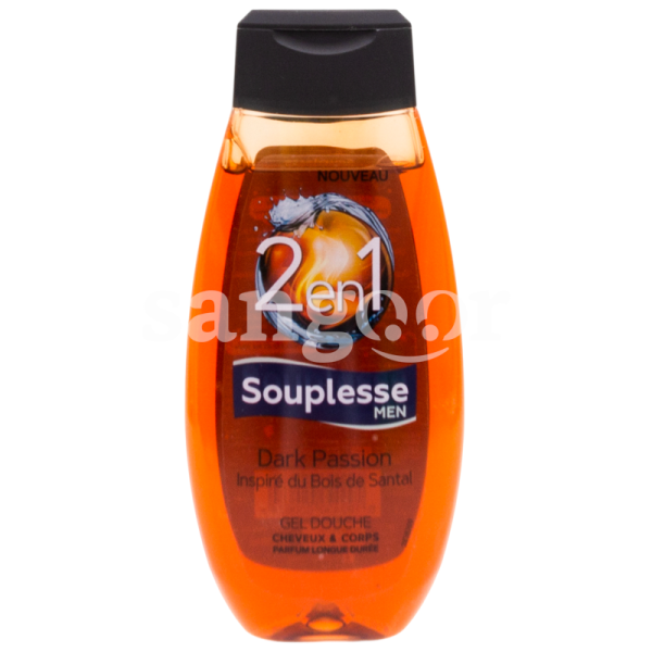 SOUPLESSE GEL DOUCHE 350ML DARK PASSION-SANGOUR.TN-TUNISIE.