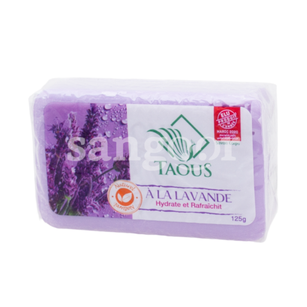 TAOUS SAVON 125G LAVANDE-SANGOUR.TN-TUNISIE.