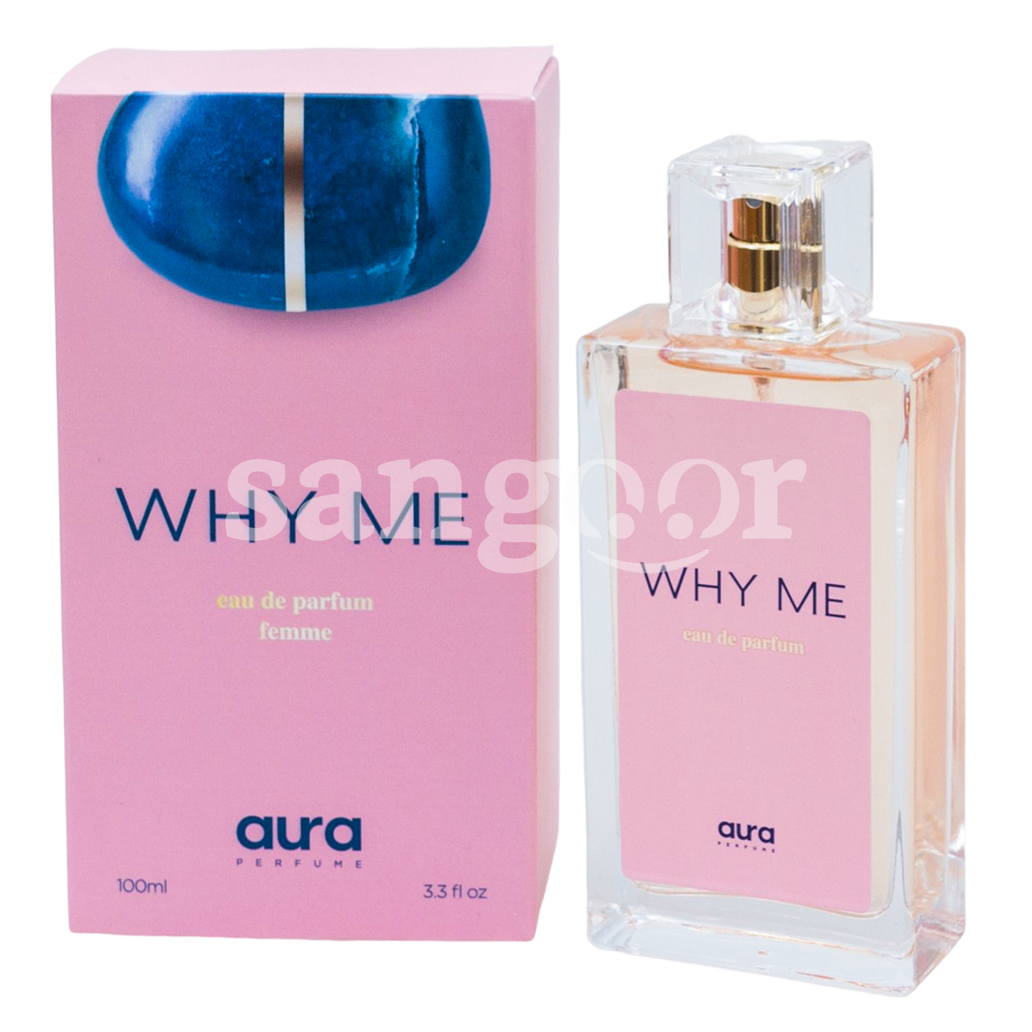 AURA EAU DE PARFUM FEMME WHY ME 100ML-SANGOUR.TN-TUNISIE. AURA EAU DE PARFUM FEMME WHY ME 100ML-SANGOUR.TN-TUNISIE.