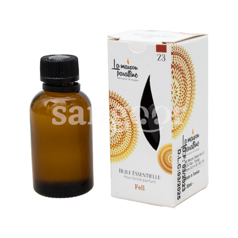 LA MAISON PARAFFINE HUILE ESSENTIELLE 30ML FELL LA-MAISON-PARAFFINE-HUILE-ESSENTIELLE-30ML-FELL.png Prix Tunisie