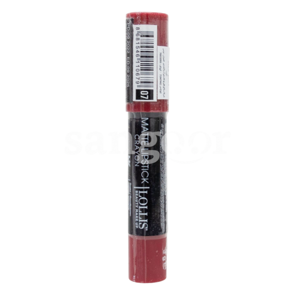 LOLLIS MATTE LIPSTICK CRAYON N07-SANGOUR.TN-TUNISIE.