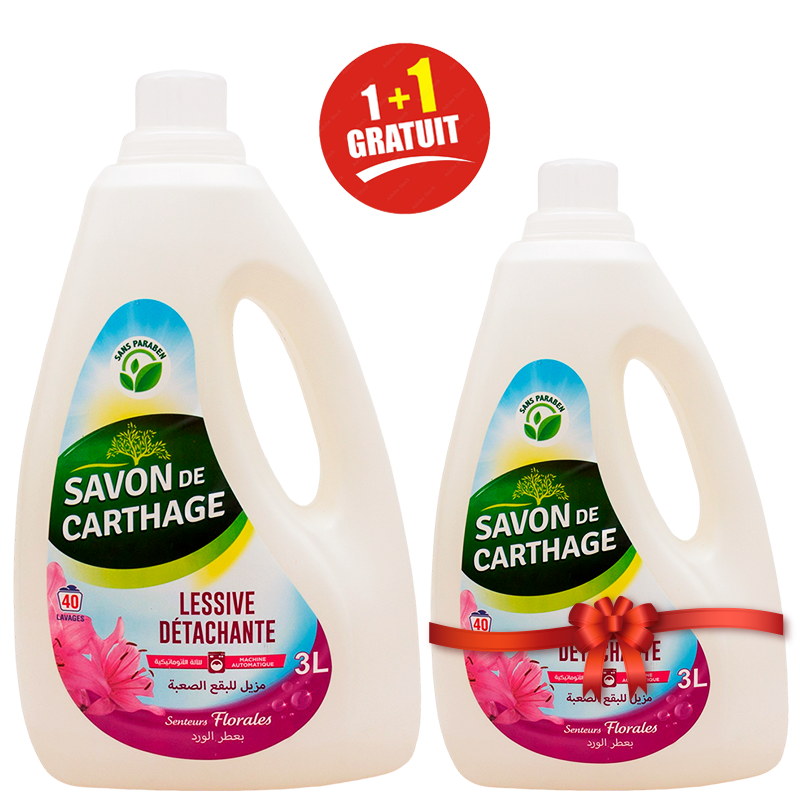 SAVON-DE-CARTHAGE-LESSIVE-MACHINE-3L+3L-GRATUIT