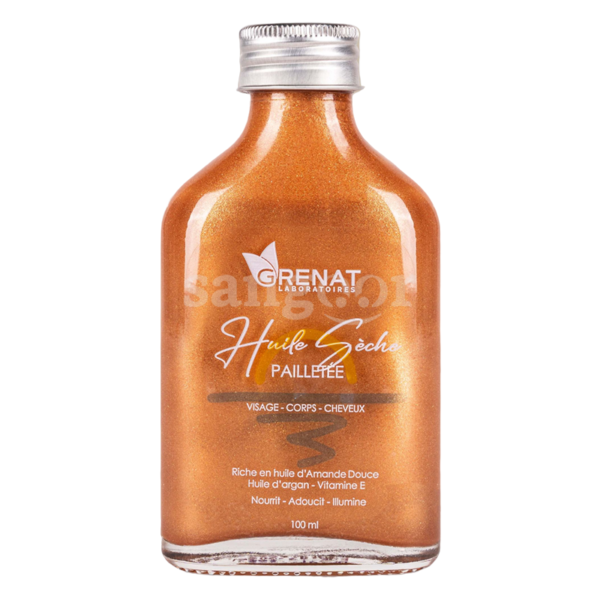 GRENAT HUILE SECHE PAILLETE 100ML BRONZE Prix Tunisie