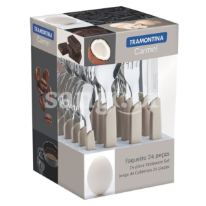 TRAMONTINA-SET-DE-24-COUVERTS-A-TABLE-GRIS-CLAIR-CARMEL.png Prix Tunisie