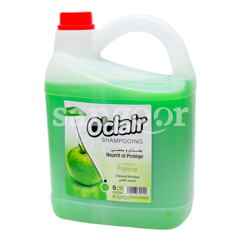 O CLAIR SHAMPOING 5L POMME O-CLAIR-SHAMPOING-5L-POMME.png Prix Tunisie