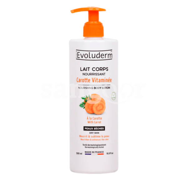EVOLUDERM-LAIT-DE-CORPS-500ML-CAROTTE-VITAMIN.png Prix Tunisie