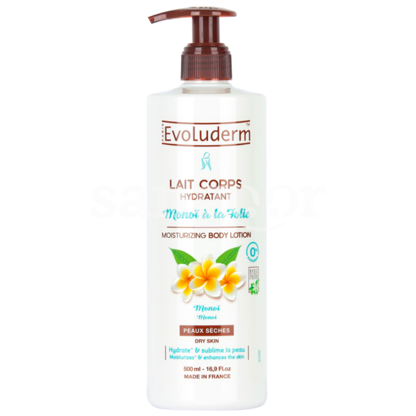 EVOLUDERM-LAIT-DE-CORPS-500ML-MONOA-LA-FOLIE.png Prix Tunisie