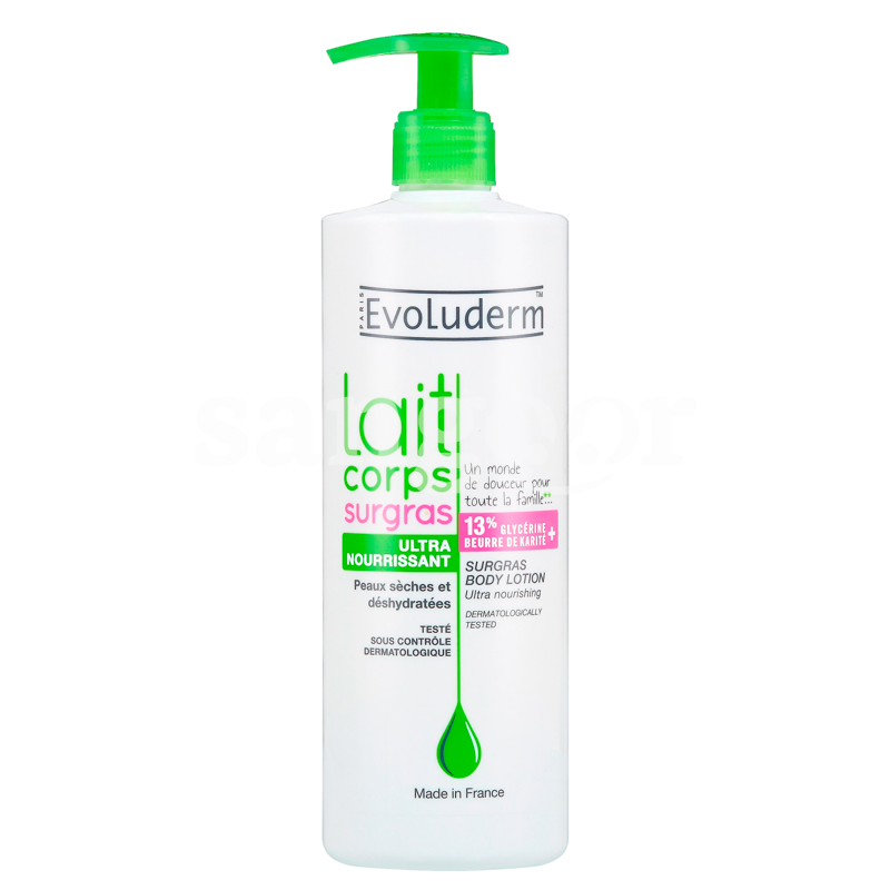 EVOLUDERM LAIT DE CORPS 500ML SURGRAS EVOLUDERM-LAIT-DE-CORPS-500ML-SURGRAS.png Prix Tunisie