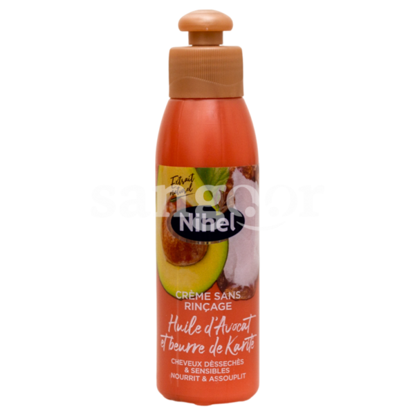 NIHEL-CREME-SANS-RINCAGE-140ML-HUILE-D-AVOCAT-ET-BEURRE-DE-KARITE.png Prix Tunisie