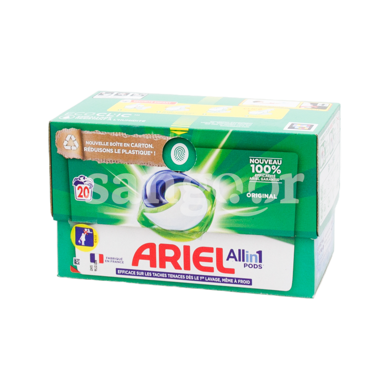ARIEL CAPSULES 20 LAVAGES ORIGINAL ARIEL-CAPSULES-20-LAVAGES-ORIGINAL.png Prix Tunisie