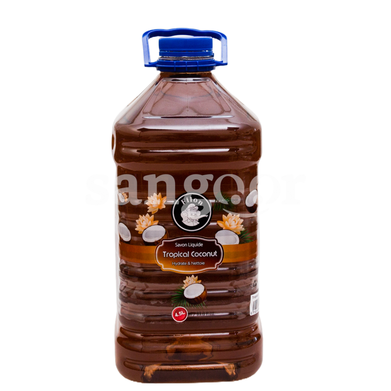 FILON SAVON LIQUIDE 4.5L TROPICAL COCONUT FILON-SAVON-LIQUIDE-4.5L-TROPICAL-COCONUT.png Prix Tunisie