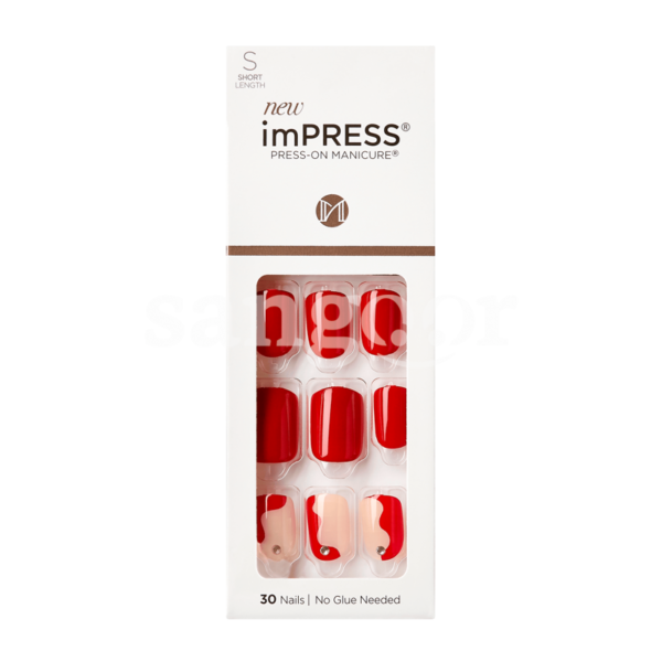 KISS-FAUX-ONGLE-IMPRESS-30PCS-ADORE-YOU.png Prix Tunisie