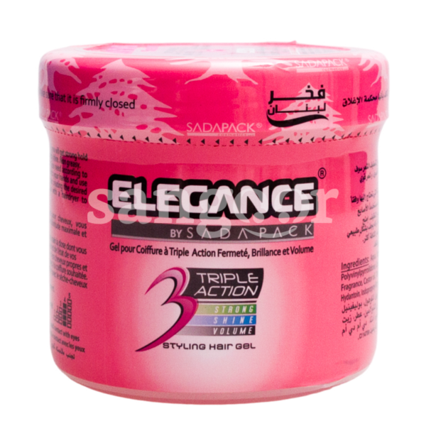 ELEGANCE-GEL-500ML-ROSE-FERMETE-BRILLANCE-ET-VOLUME.png Prix Tunisie