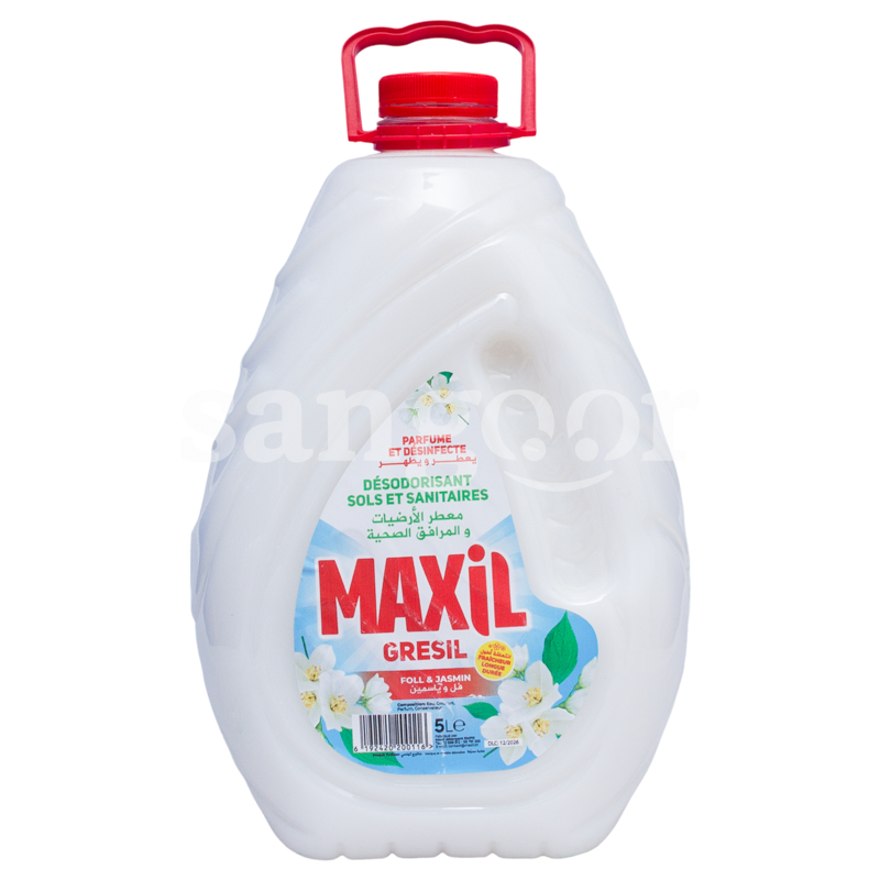 MAXIL DESODORISANT 5L JASMIN ET FOLL MAXIL-DESODORISANT-5L-JASMIN-ET-FOLL.png Prix Tunisie