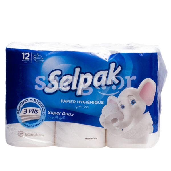 SELPAK-PAPIER-HYGIENIQUE-12PCS.png Prix Tunisie