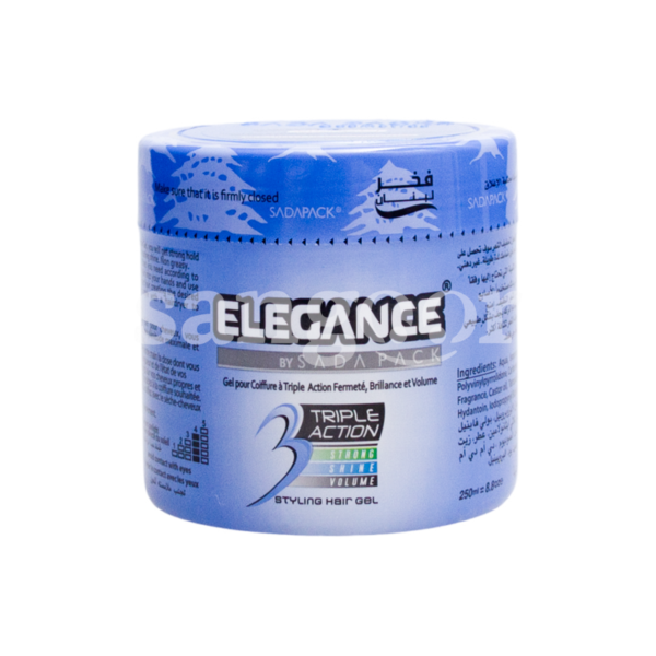 ELEGANCE-GEL-250ML-BLEU-FERMETE-BRILLANCE-ET-VOLUME.png Prix Tunisie