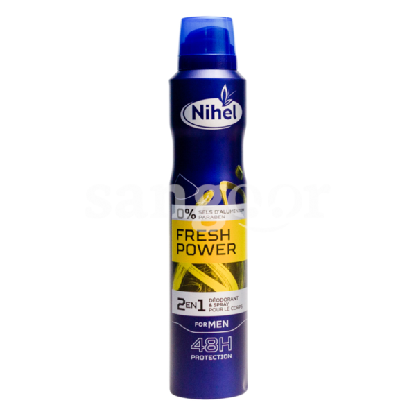 NIHEL-DEODORANT-HOMME-200ML-FRESH-POWER.png Prix Tunisie