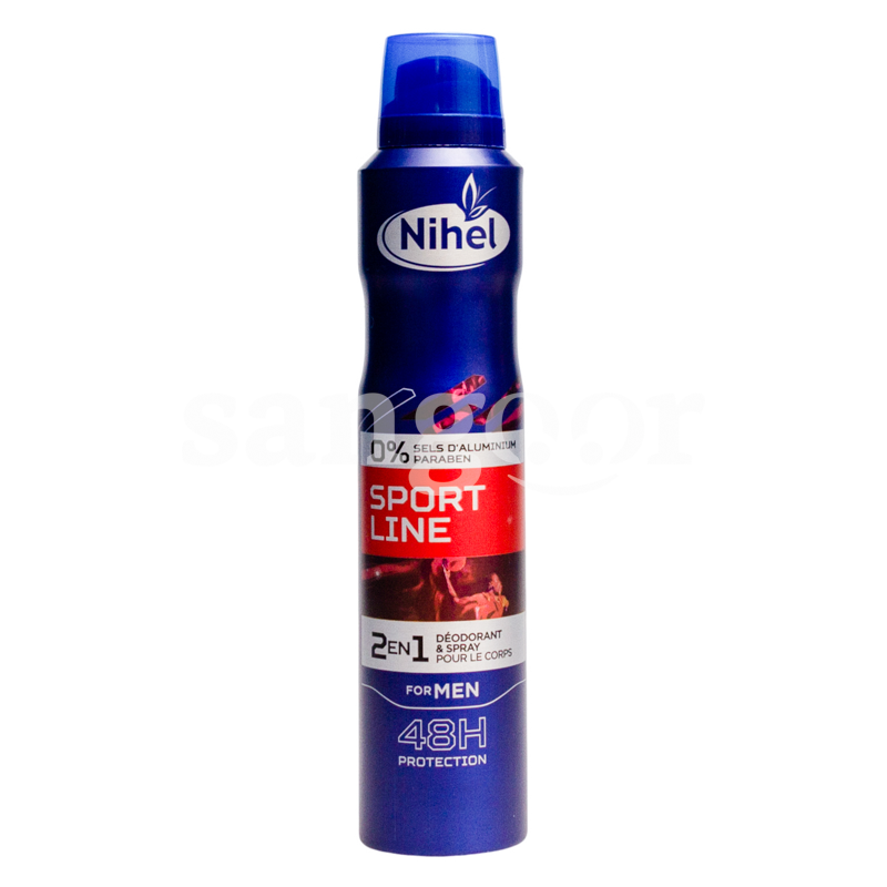 NIHEL DEODORANT HOMME 200ML SPORT LINE NIHEL-DEODORANT-HOMME-200ML-SPORT-LINE.png Prix Tunisie