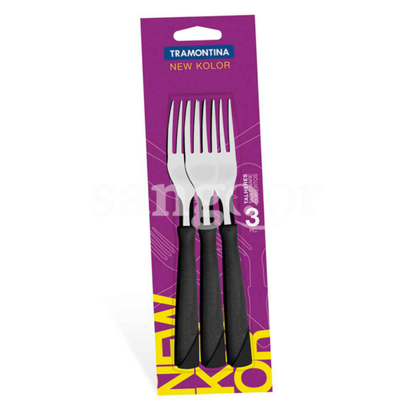 TRAMONTINA-SET-3-FOURCHETTES-NOIRS.png Prix Tunisie