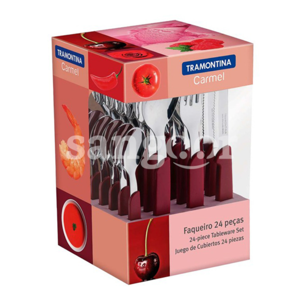 TRAMONTINA-SET-DE-24-PCS-ROUGE-FONCE-CARMEL-2.png Prix Tunisie