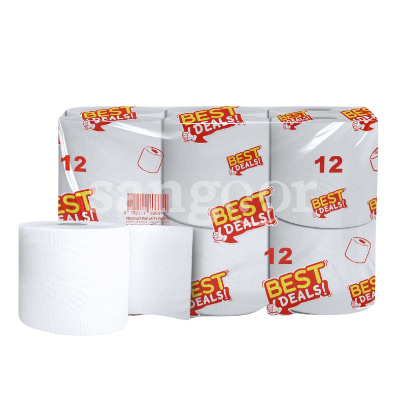 BEST DEALS PAPIER HYGIENIQUE 12PCS BEST-DEALS-PAPIER-HYGIENIQUE-12PCS.png.Prix Tunisie