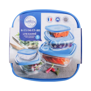 DURALEX-SET-5PCS-LYS-CARRE-AVEC-COUVERCLE-BLEU-9.11.14.17.20CM-2.png Prix Tunisie