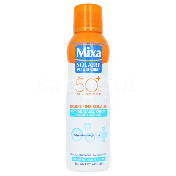 MIXA-BRUME-SOLAIRE-SPF50-200ML-ANTI-SEL-SABLE-CHLORE.png Prix Tunisie
