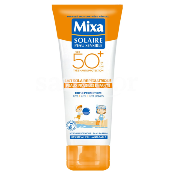 MIXA-LAIT-SOLAIRE-PEDIATRIQUE-SPF50-200ML-PEAUX-FRAGILES-ENFANTS.png Prix Tunisie